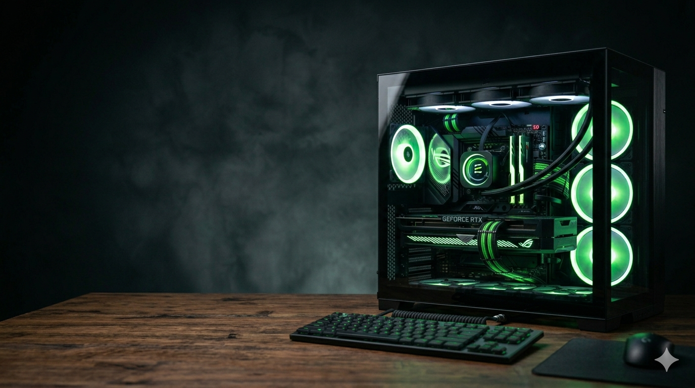 Gaming PC hero background